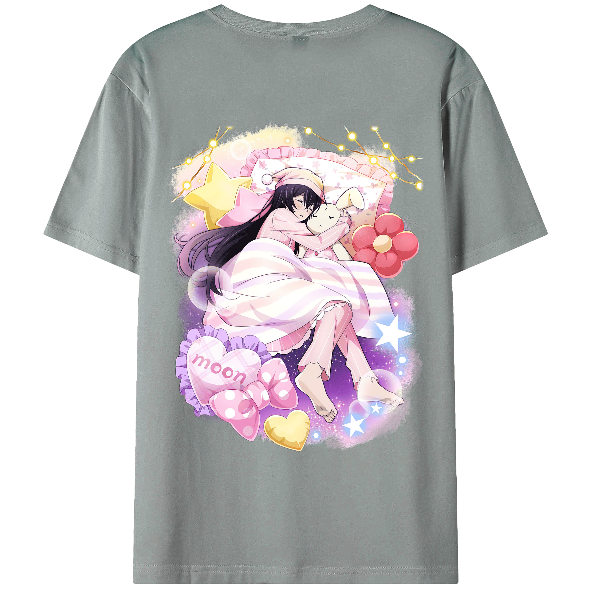 （画像用） 文豪ストレイドッグス Bungo Stray Dogs 綿100％ メンズ半袖Tシャツ（バックプリント） 通気性